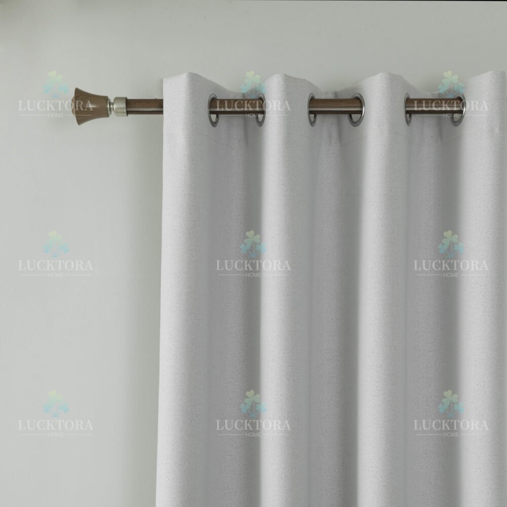 AD6010-1 Λευκό- 100%BLACKOUT - Με Κρίκο -140X265CM - Image 3