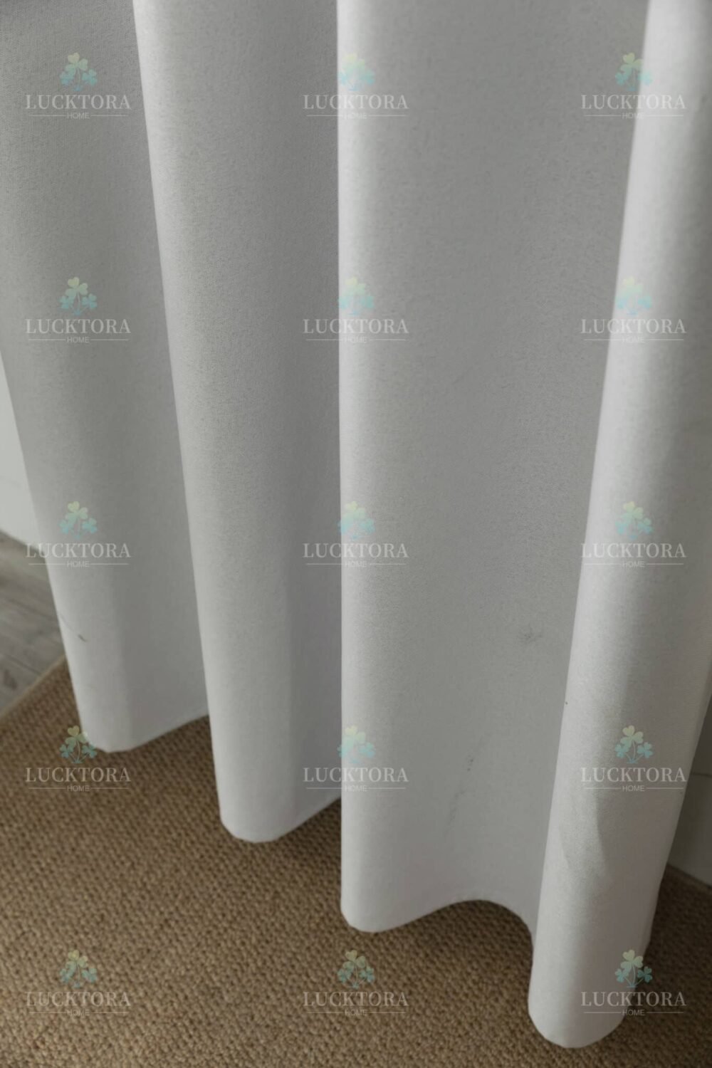 AD6010-1 Λευκό- 100%BLACKOUT - Με Κρίκο -140X265CM - Image 4