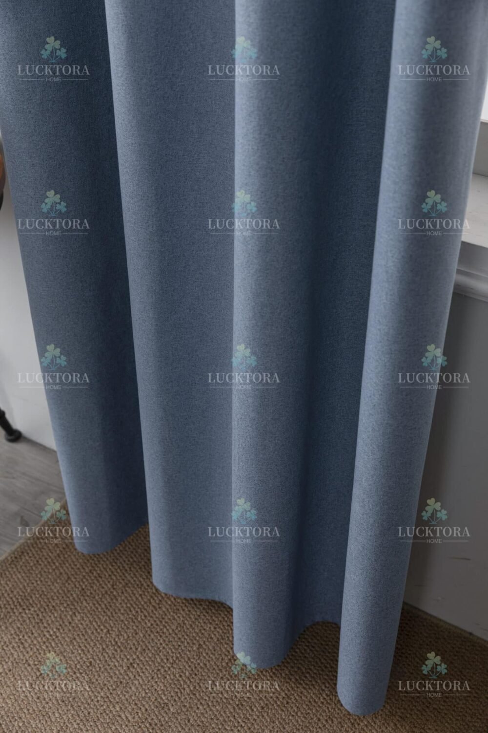 AD6010-3 Μπλέ- 100%BLACKOUT – Με Κρίκο -140X265CM - Image 14
