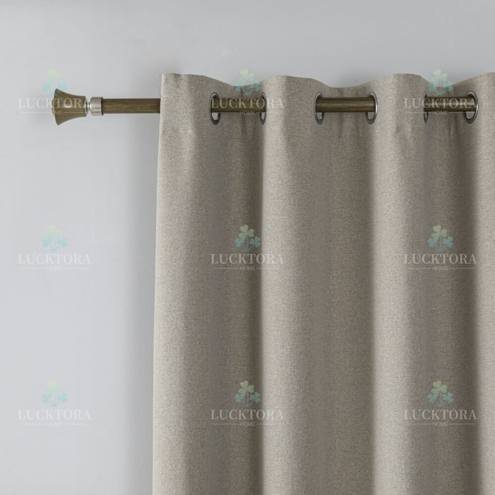 AD6010-5 Μπεζ- 100%BLACKOUT – Με Κρίκο -140X265CM - Image 14