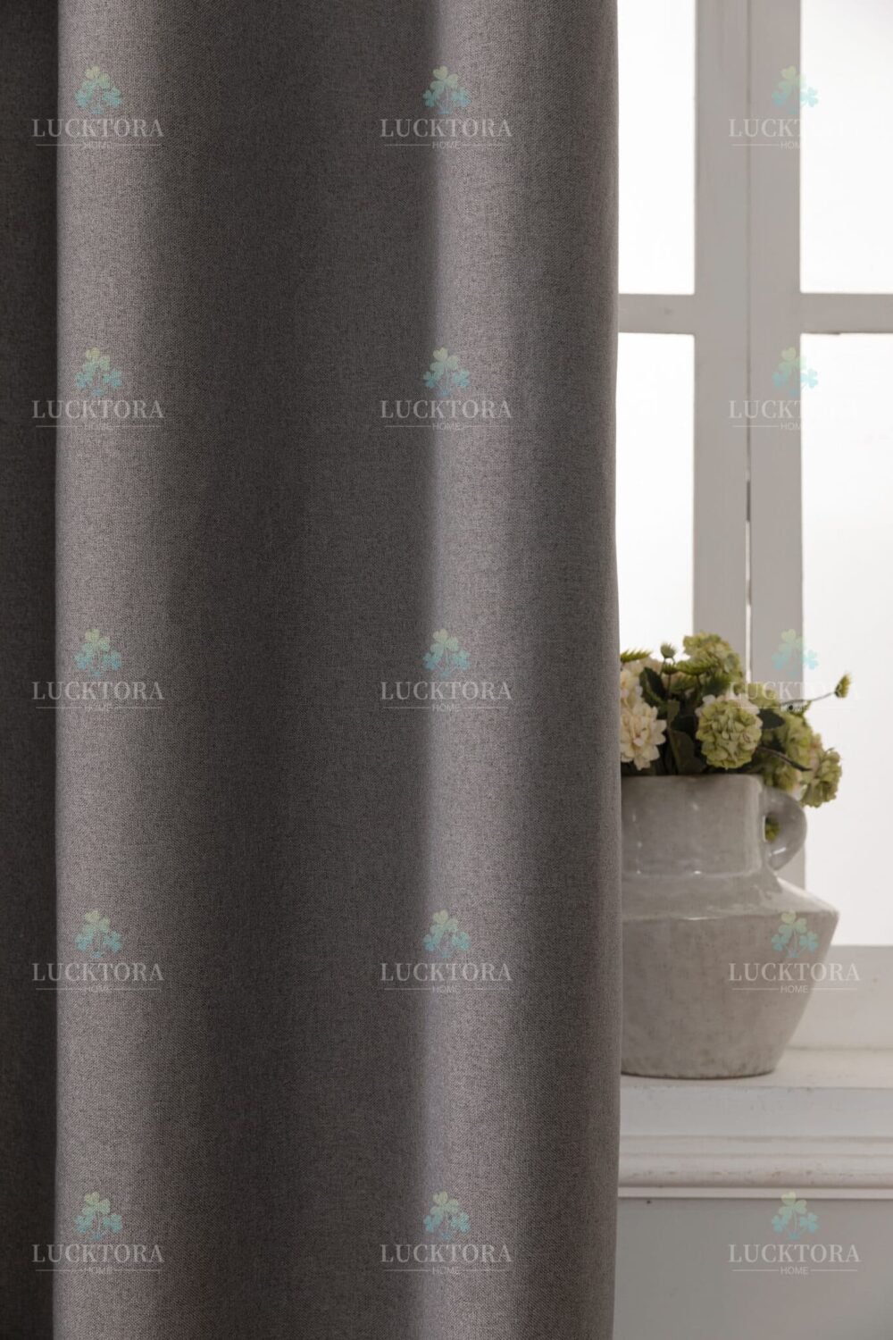 AD6010-6 Mπεζ|Καφέ- 100%BLACKOUT – Με Κρίκο -140X265CM - Image 7