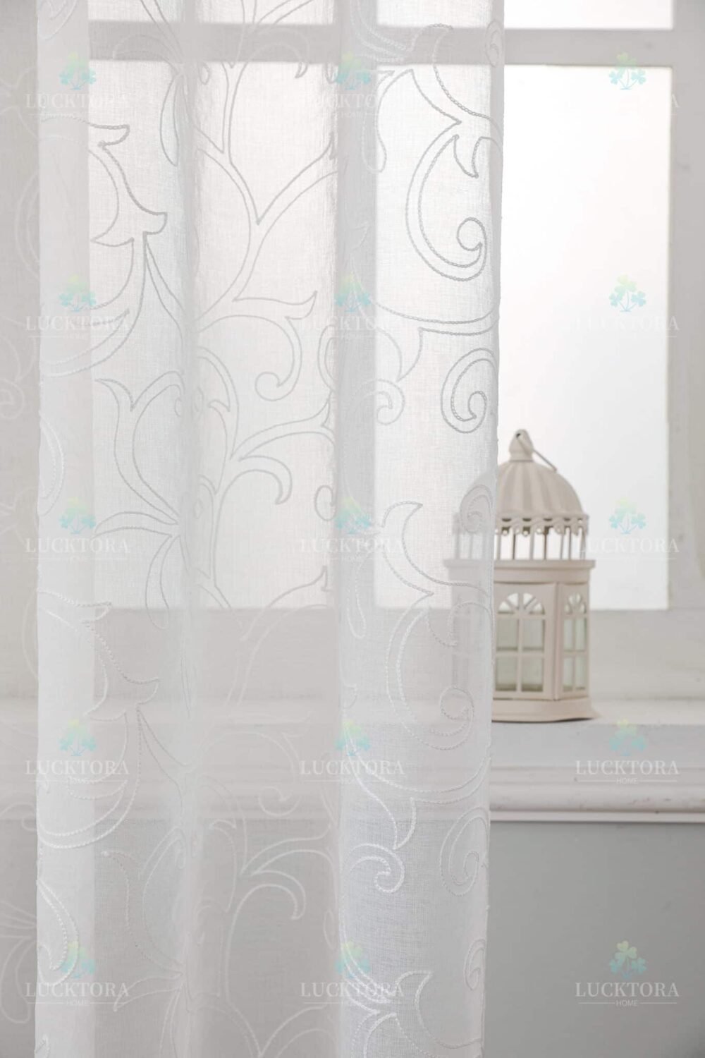 AD6013-1 Λευκό- Με Κρίκο - 140X270CM - Image 11