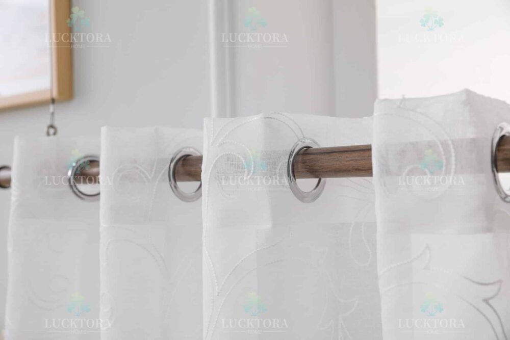 AD6013-1 Λευκό- Με Κρίκο - 140X270CM - Image 7
