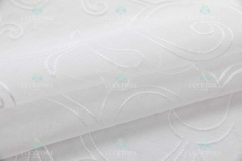 AD6013-1 Λευκό- Με Κρίκο - 140X270CM - Image 5