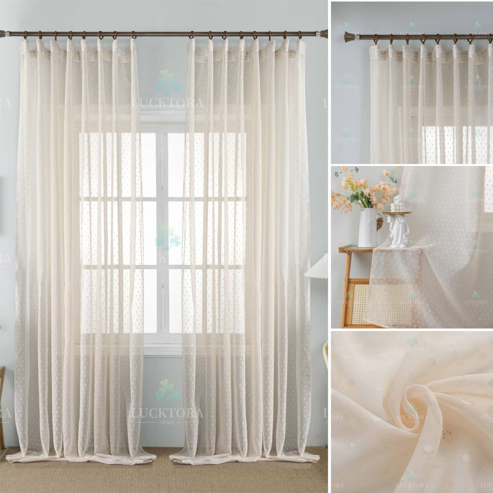 6011-24米色-抽带270X300CM