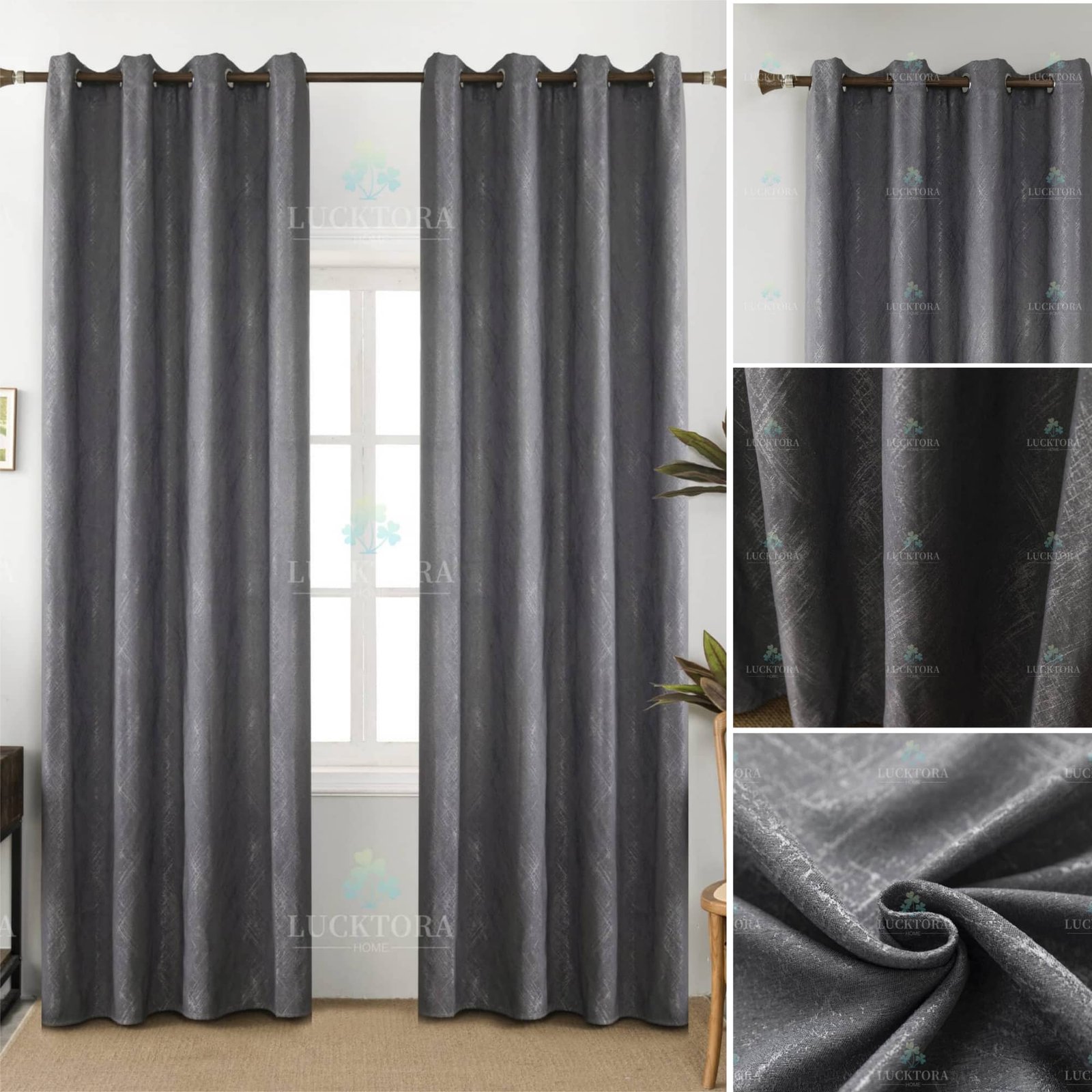 AD6015-1灰色-打孔遮光140X270CM