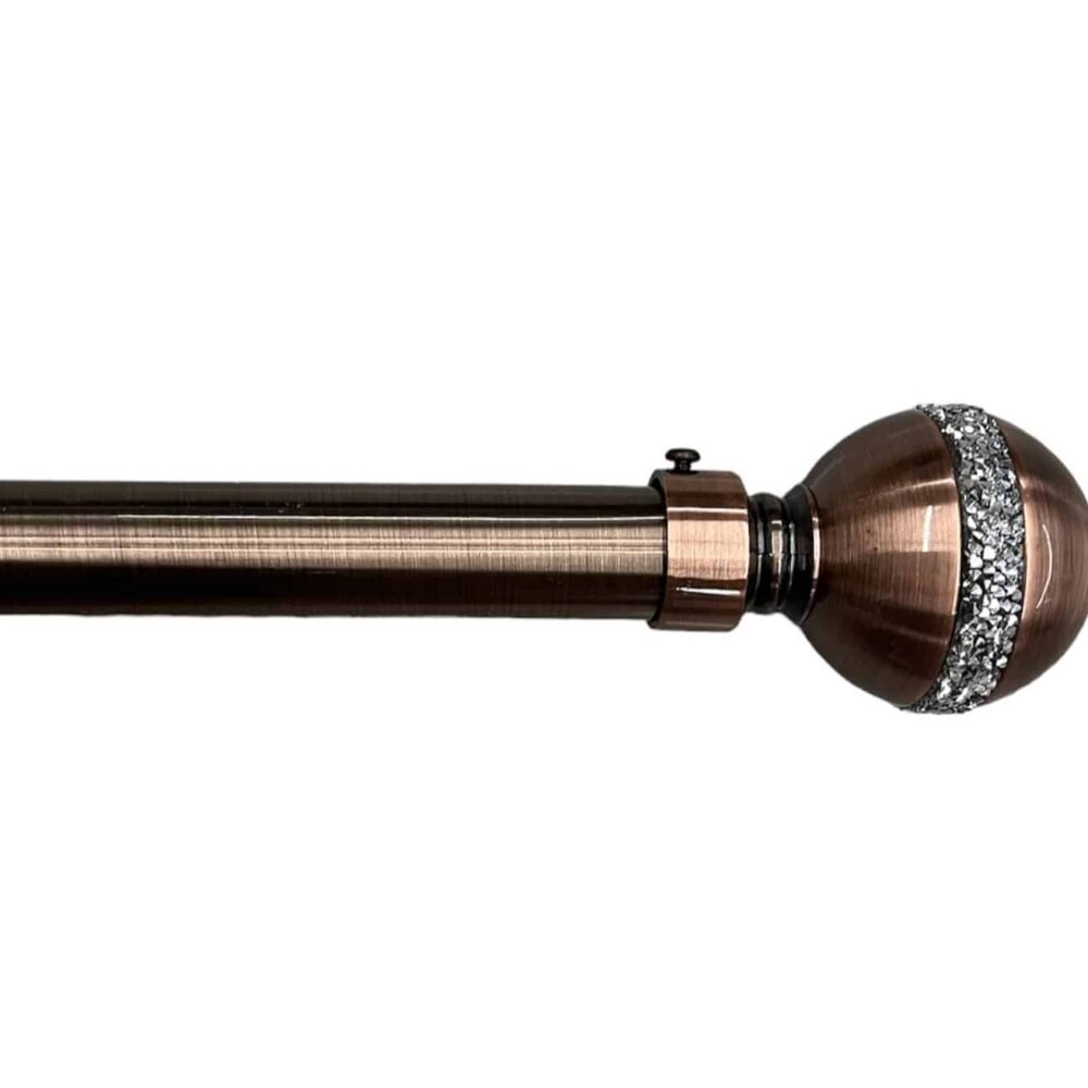 Μονό Κουρτινόξυλο Χοντρό 160CM έως 310CM 28mm YQSZ-Μπρονζέ