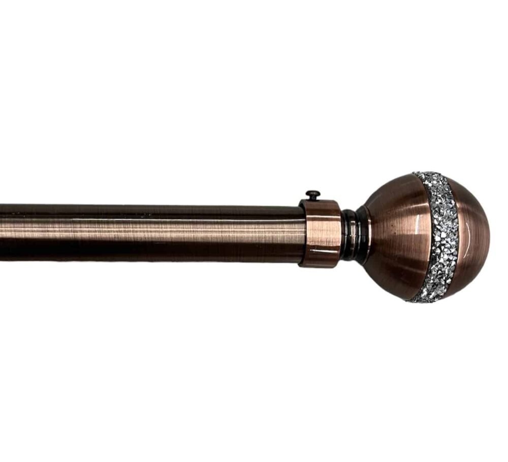 Μονό Κουρτινόξυλο Χοντρό 160CM έως 310CM 28mm YQSZ-Μπρονζέ