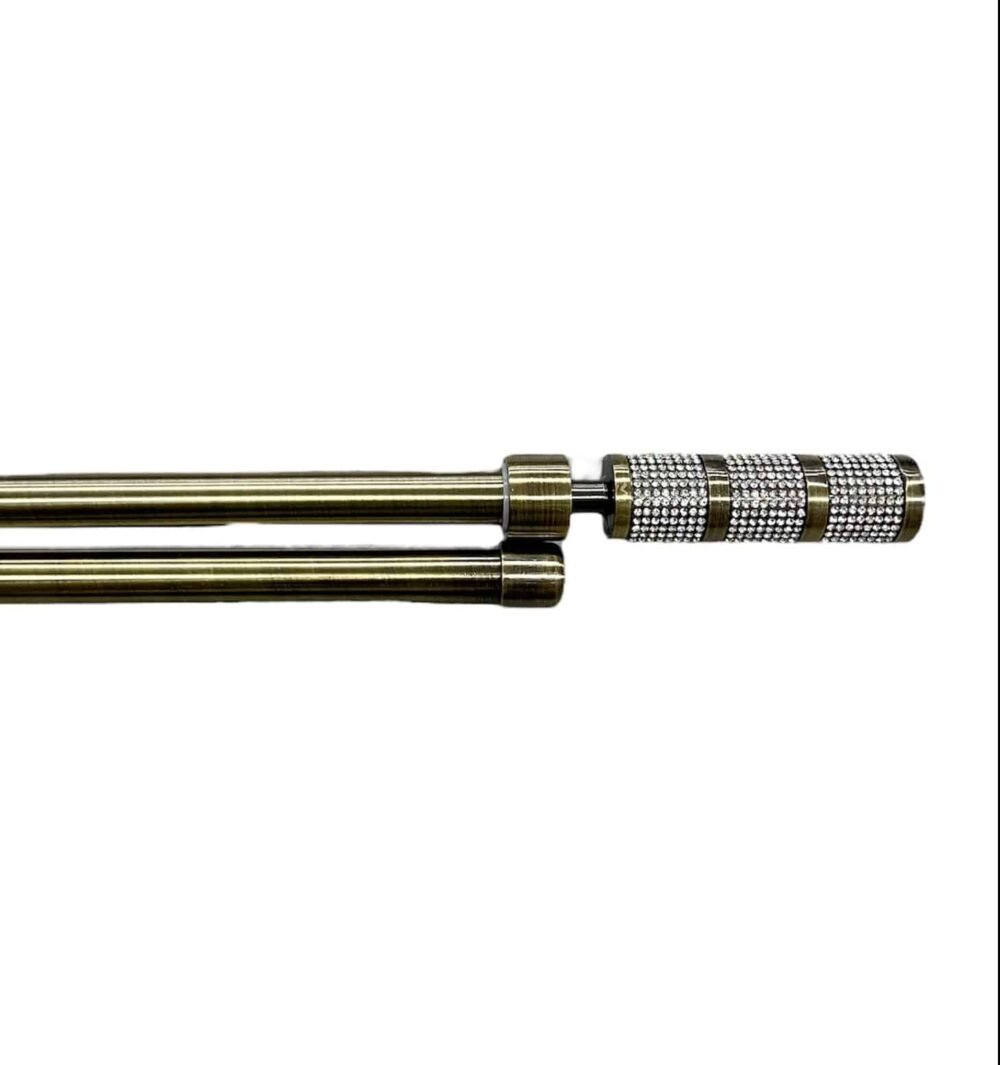 Διπλό Κουρτινόξυλο Χοντρό 160CM έως 310CM 19mm SCSZ-Χρυσό