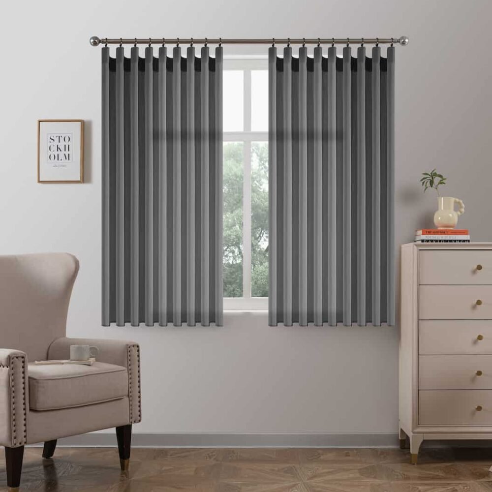 K6030-6 Γκρί Σκούρο- Με Τρέσα -200x150CΜ