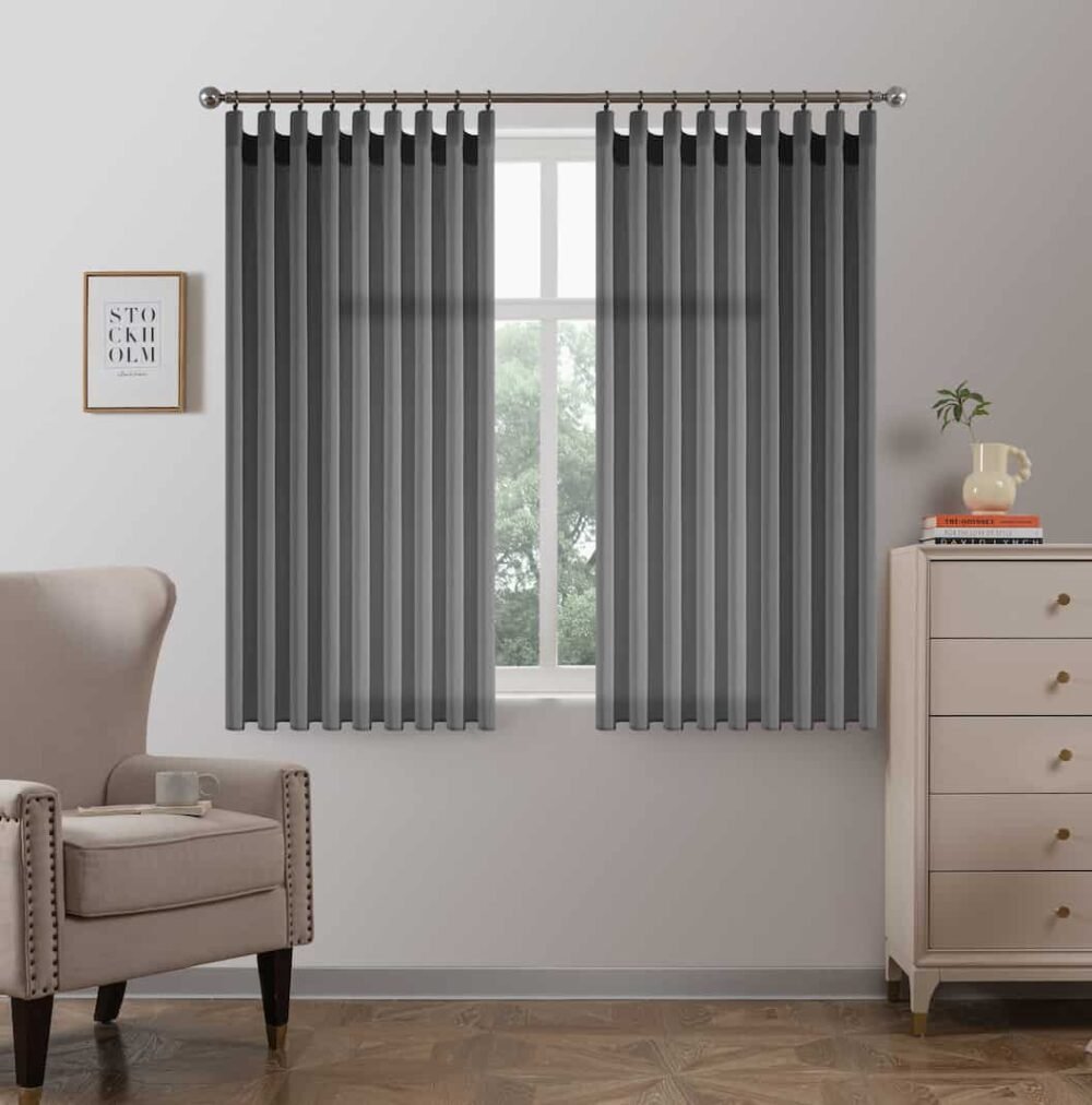 K6030-6 Γκρί Σκούρο- Με Τρέσα -200x150CΜ