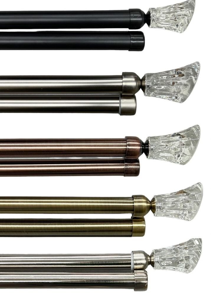 Κουρτινόξυλο Φ28mm Δυπλό 120-210cm - SJSB