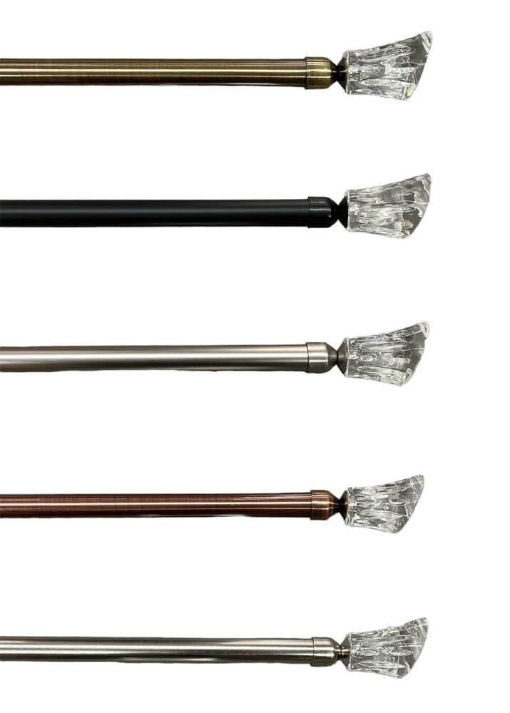 Κουρτινόξυλο Φ19mm Μονό 160-310cm - SJSB