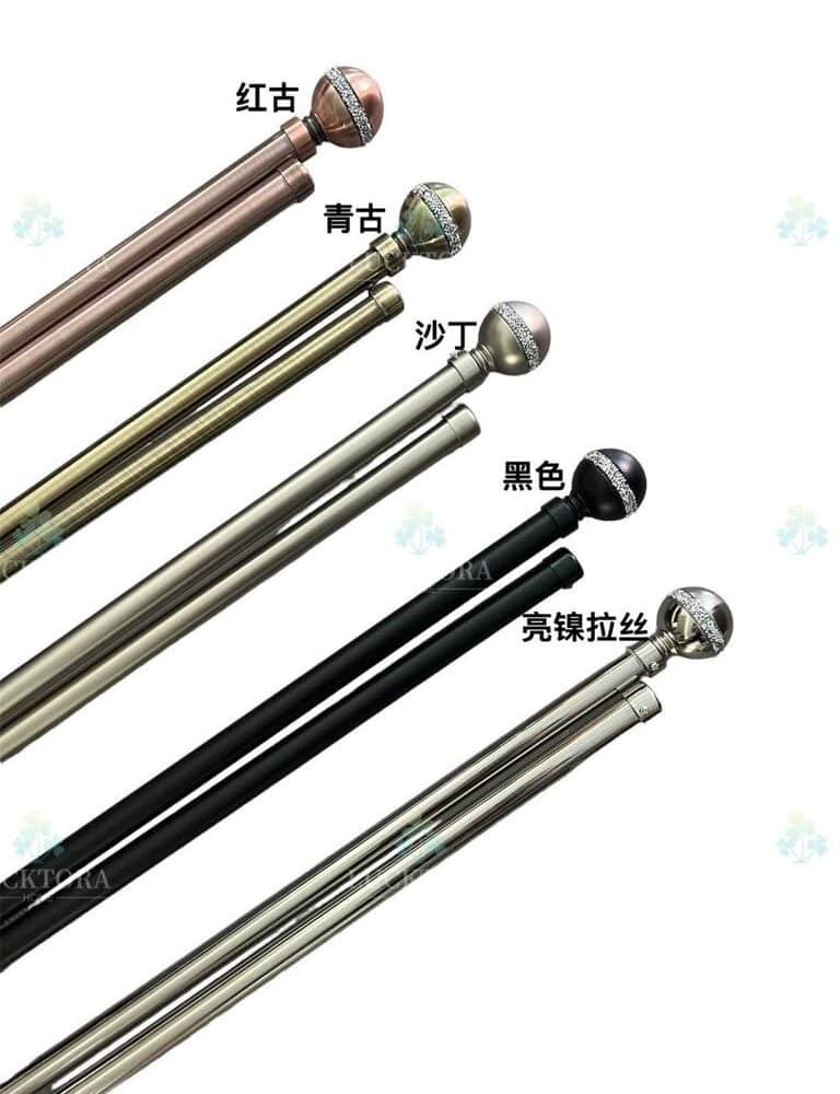 Κουρτινόξυλο Φ28mm Δυπλό 120-210cm - YQSZ