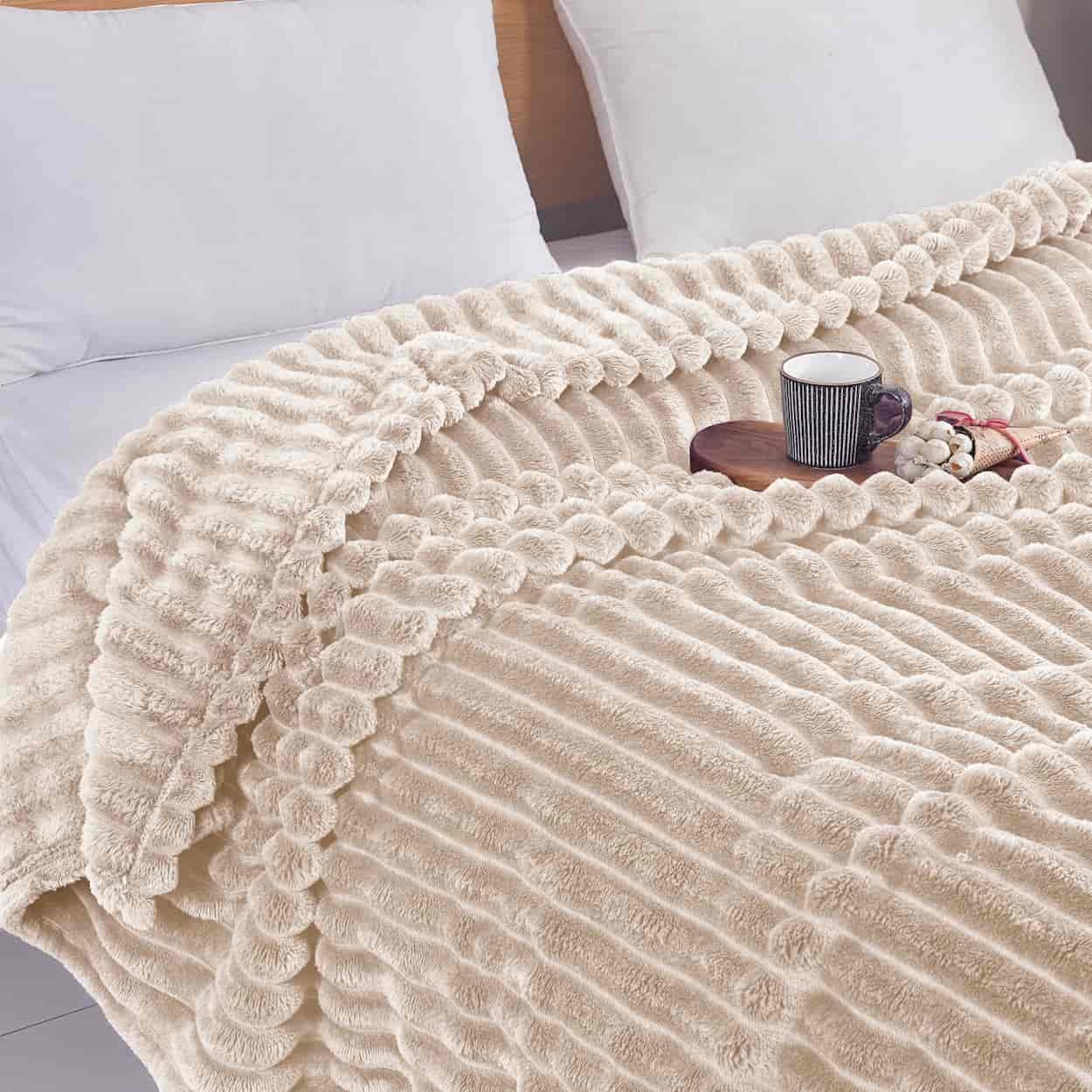 Κουβέρτα Fleece-Ριγέ-4