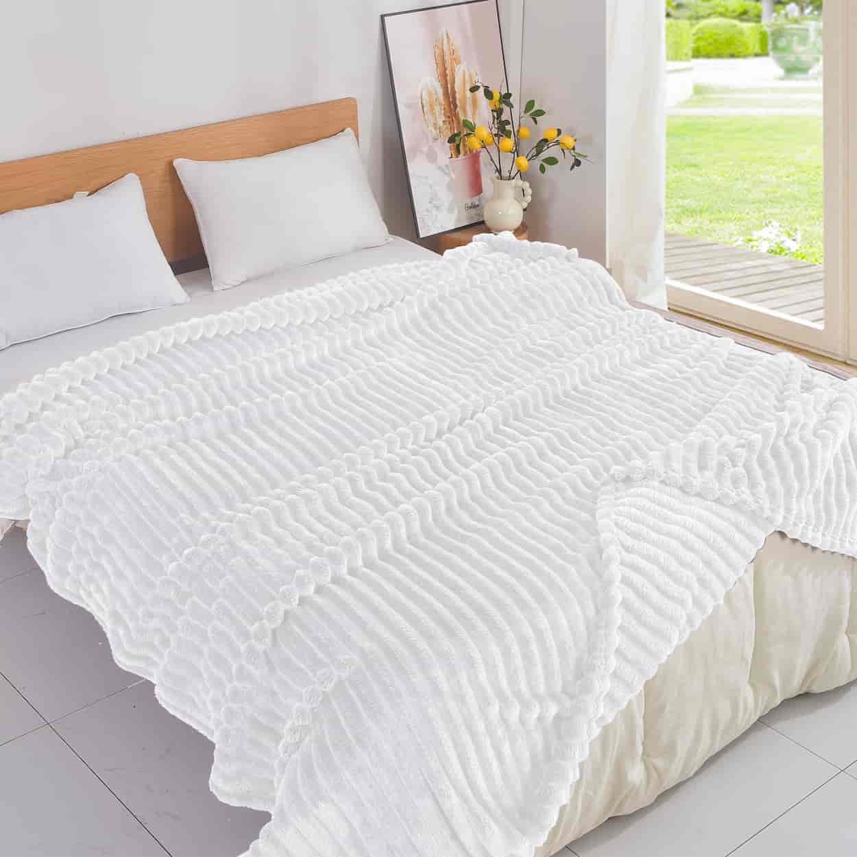 Κουβέρτα Fleece-Ριγέ-1 - Image 2