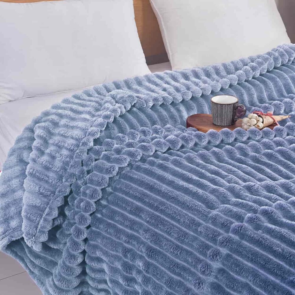 Κουβέρτα Fleece-Ριγέ-8