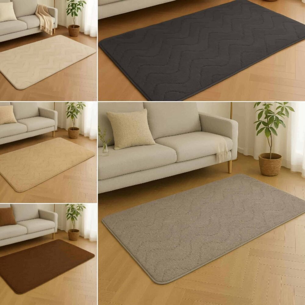 Πατάκι Ύφανση Ζακάρ με Κυματιστό Σχέδιο - 80X150CM