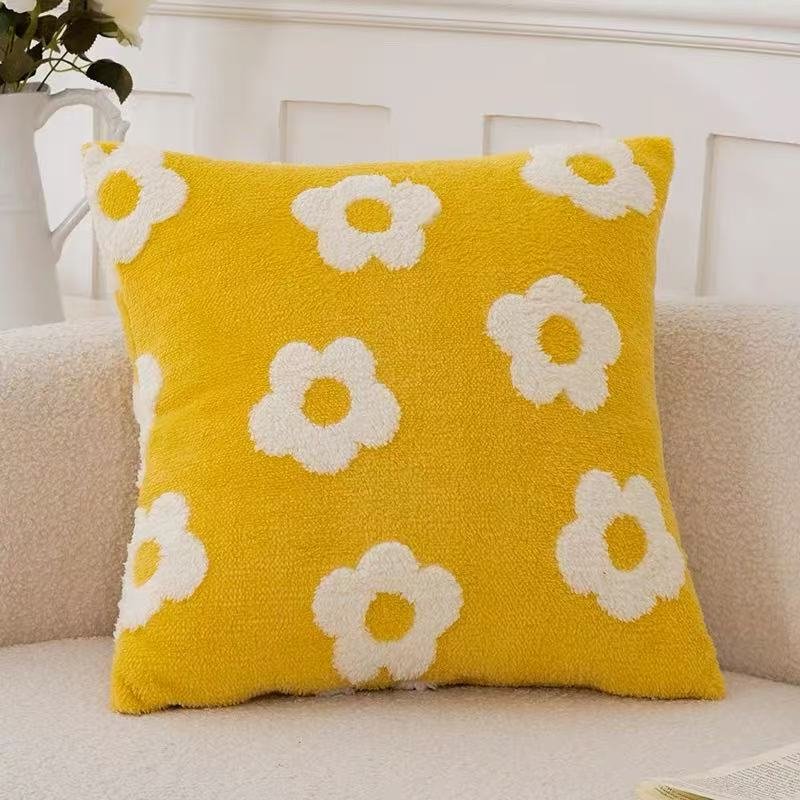 Διακοσμητική Μαξιλαροθήκη Διπλής Όψης - HD Κίτρινο