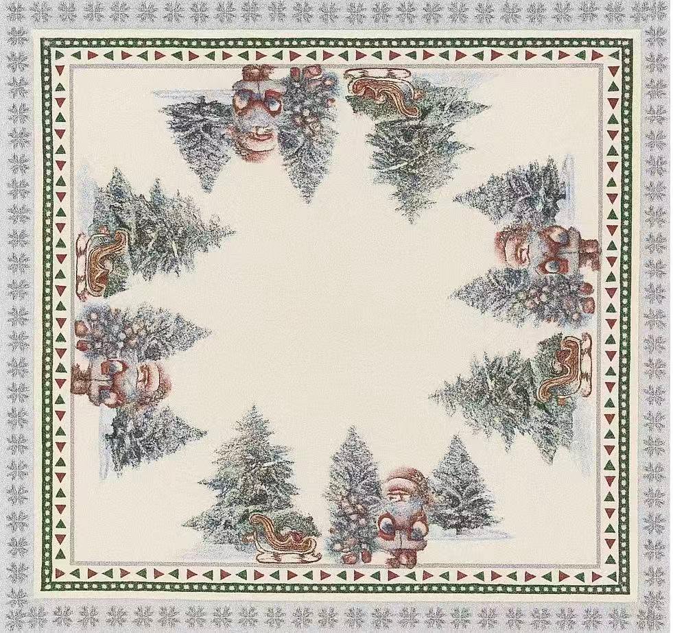 Χριστουγεννιάτικο Τραπεζομάντηλο Λινό - 3