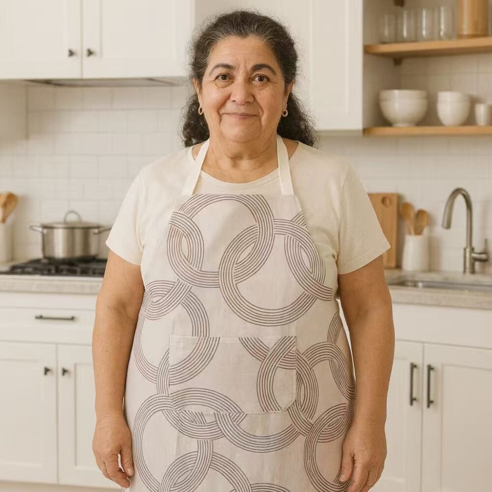 Ποδιά Κουζίνας YHZS - Mπέζ