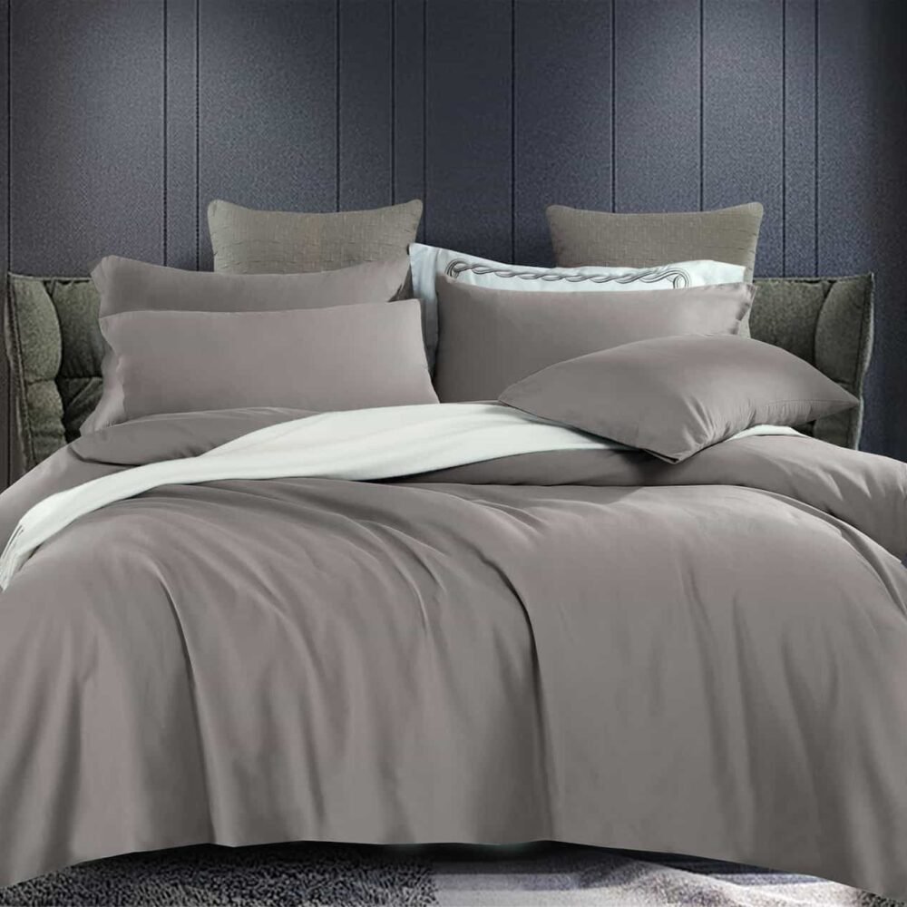 100% COTTON Σεντόνι με Παπλωματοθήκη 4 TMX - Γκρί