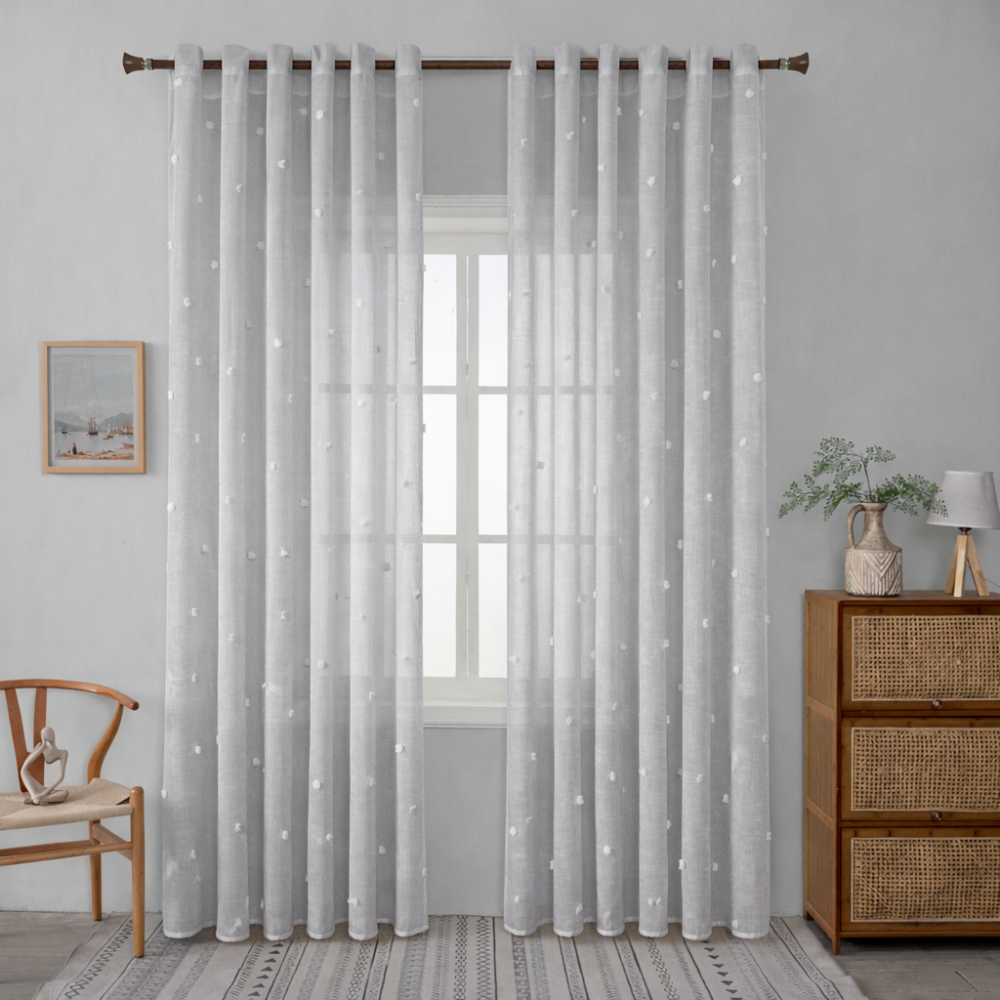 6092-16 Γκρί- Με Τρέσα -270X280CM