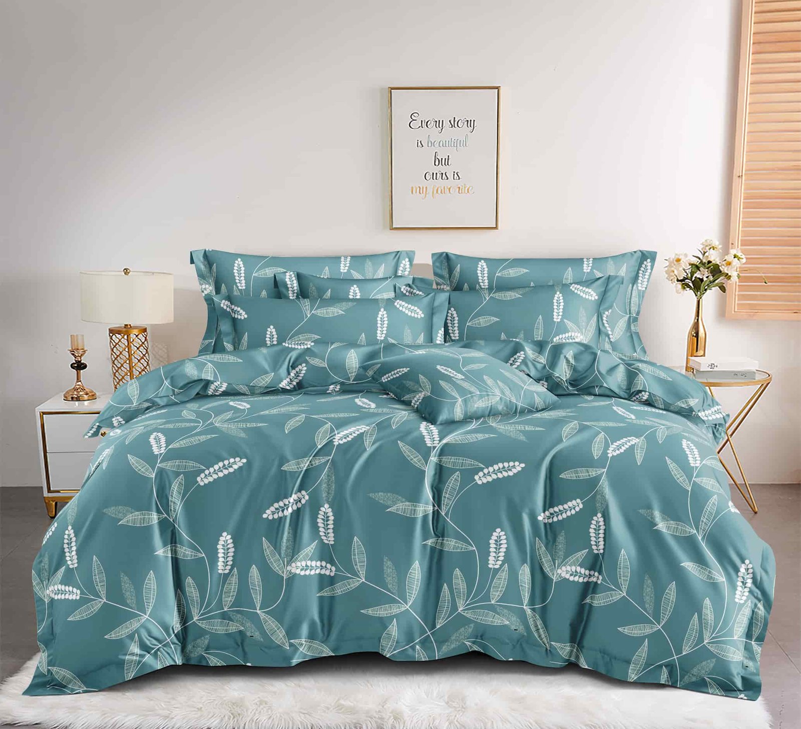 LUCKTORA-BEDSHEETS-2025A (6) σετ σεντόνια γεωμετρικό 220x240 160x200+25