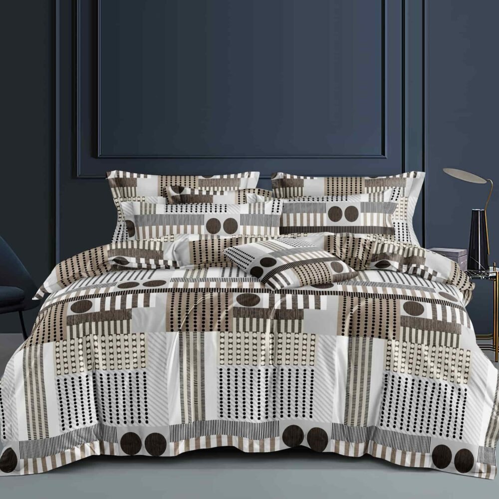 σετ σεντόνια γεωμετρικό 220x240 160x200+25