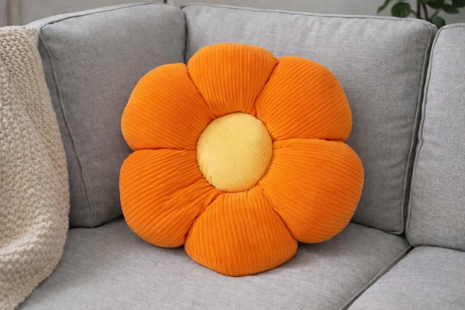 LUCKTORA-FLOWERPILLOW (3) διακοσμητικό μαξιλάρι λουλούδι για καναπέ και δάπεδο