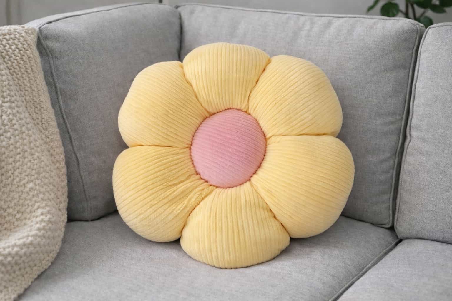 διακοσμητικό μαξιλάρι λουλούδι για καναπέ και δάπεδο