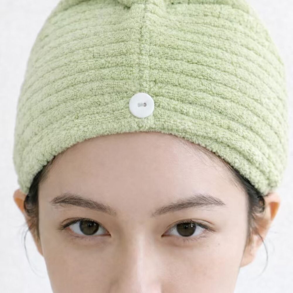 σκουφάκι στεγνώματος μαλλιών microfiber ριγέ 25x65 one size