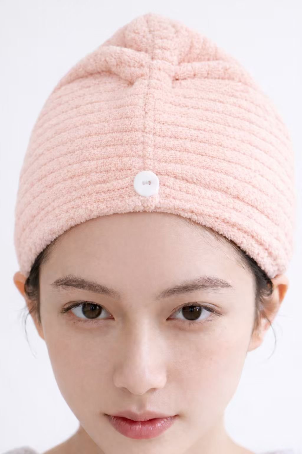 σκουφάκι στεγνώματος μαλλιών microfiber ριγέ 25x65 one size