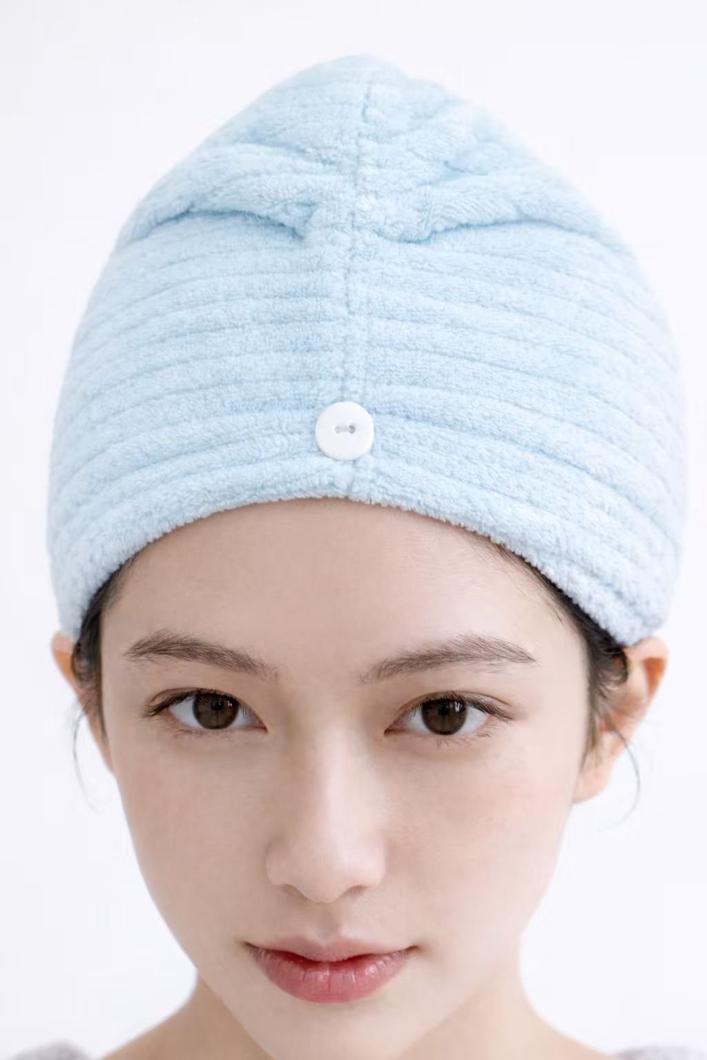 σκουφάκι στεγνώματος μαλλιών microfiber ριγέ 25x65 one size