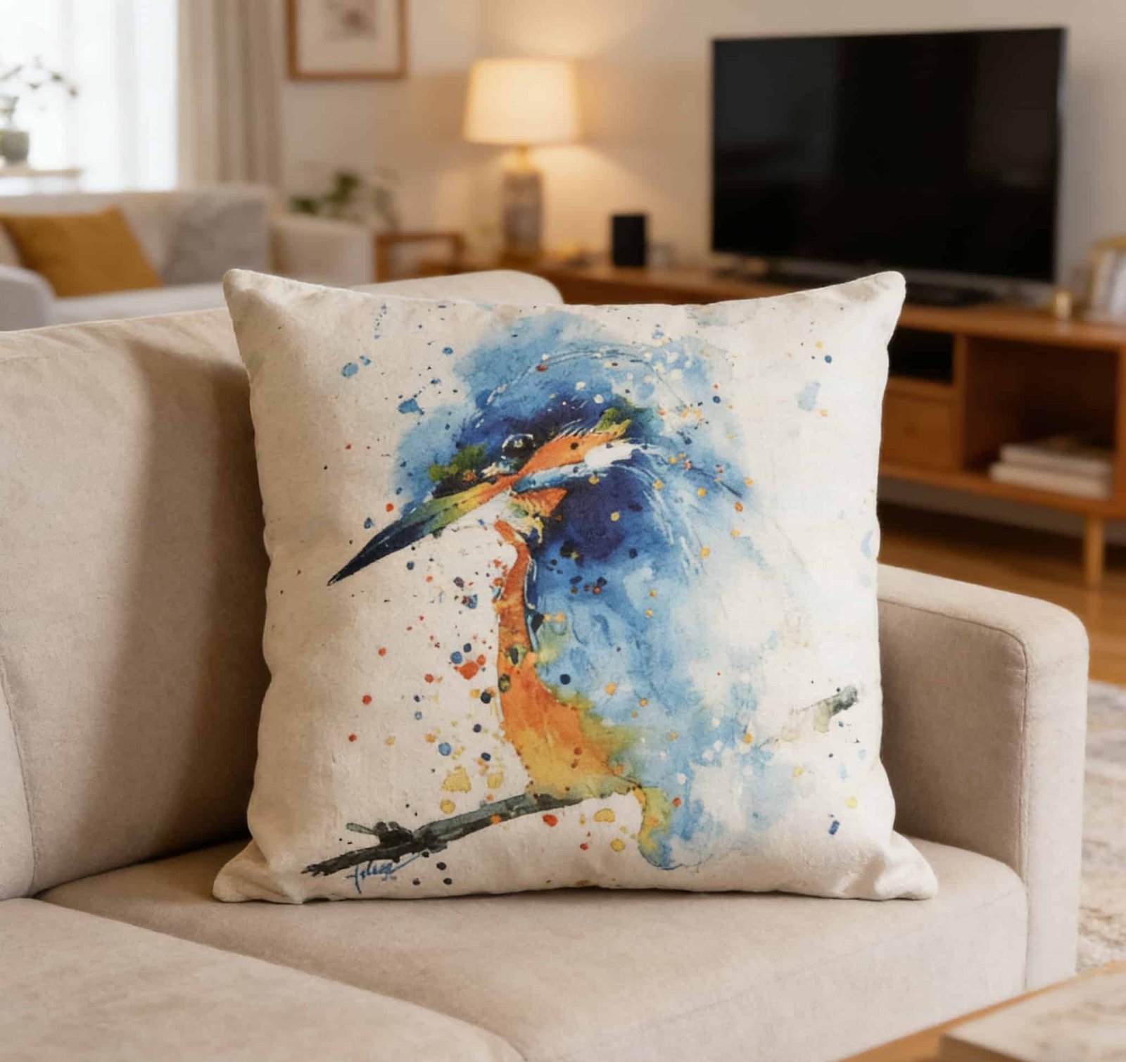 διακοσμητική μαξιλαροθήκη μονόκερος ψηφιακή εκτύπωση