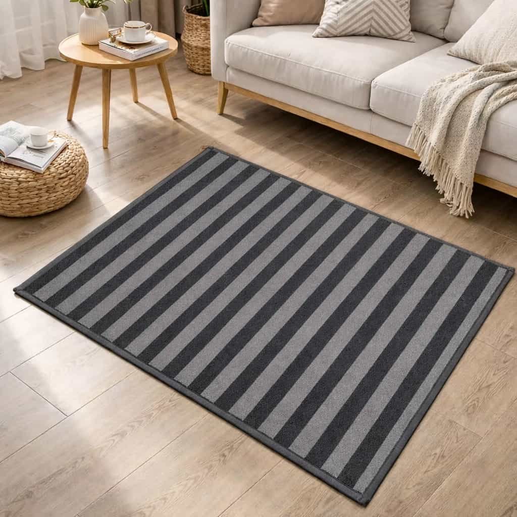 LUCKTORA-ΠΑΤAKI-HJ (1) Πατάκι ζακάρ ριγέ υφαντό για διάδρομο και χωλ