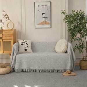 LUCKTORA-ΡΙΧΤΑΡΙΑ-C24 Ριχτάρι καναπέ chenille σε μπεζ απόχρωση σε σαλόνι