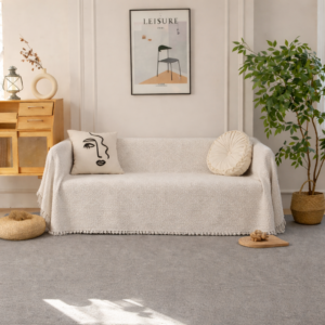 LUCKTORA-ΡΙΧΤΑΡΙΑ-C24 Ριχτάρι καναπέ chenille σε μπεζ απόχρωση σε σαλόνι