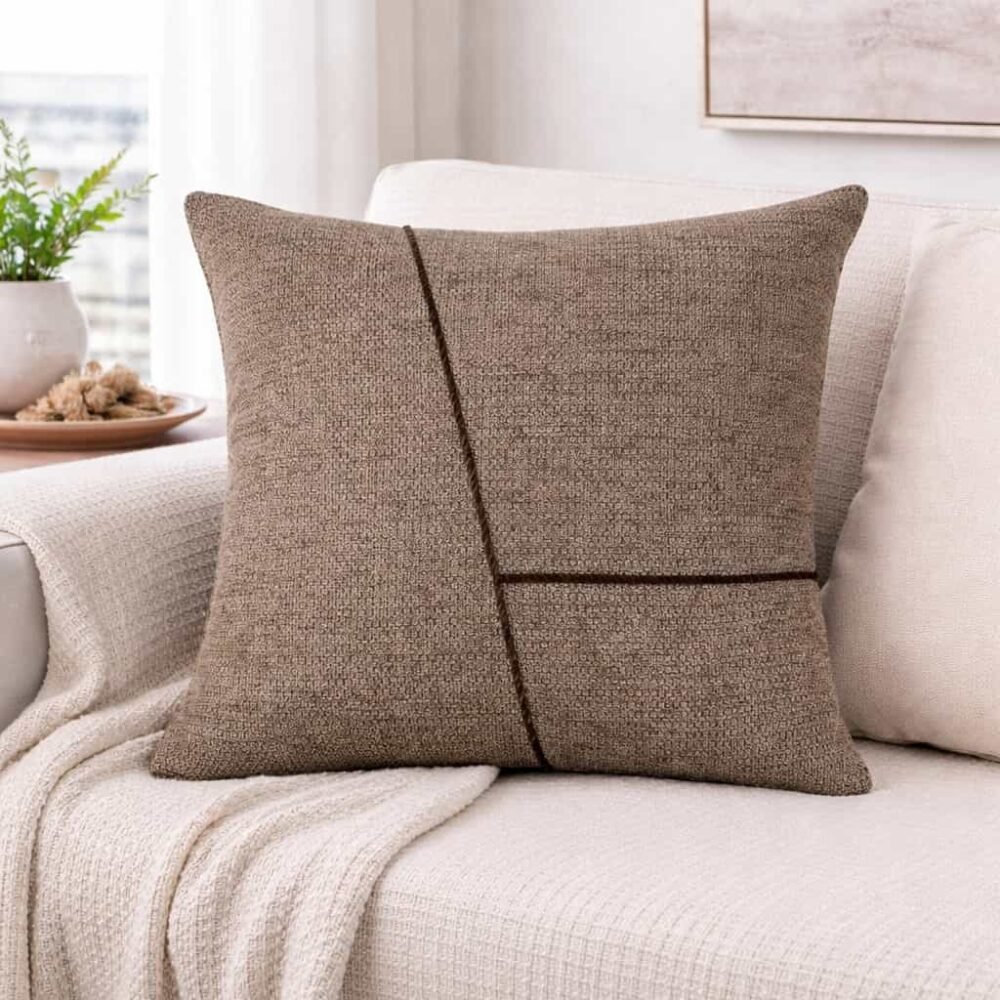 Μαξιλαροθήκη 45x45 patchwork διακοσμητική για καναπέ