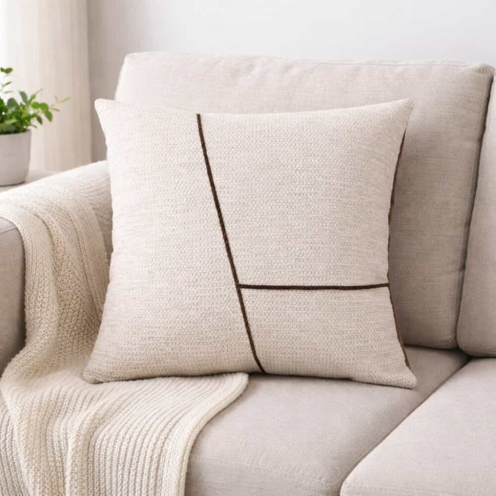 Μαξιλαροθήκη 45x45 patchwork διακοσμητική για καναπέ