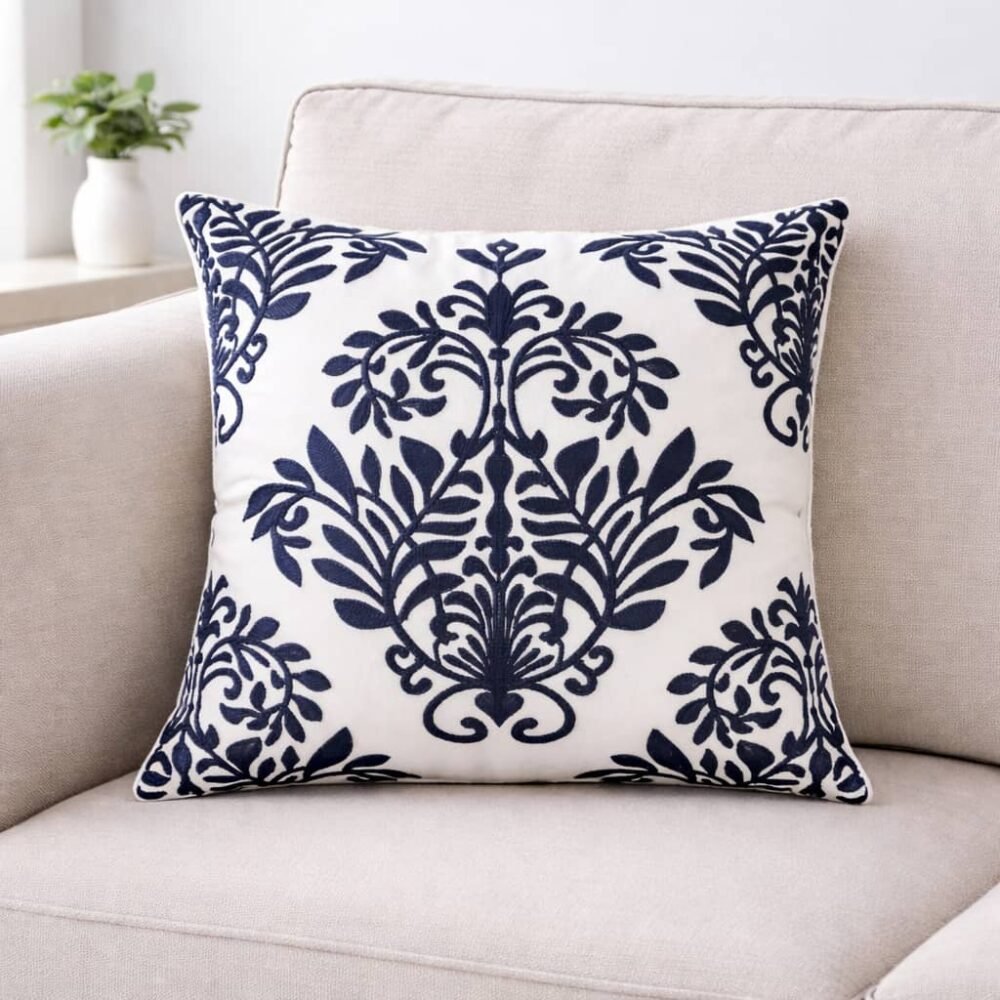 Διακοσμητική Μαξιλαροθήκη με Κέντημα -BRK-5