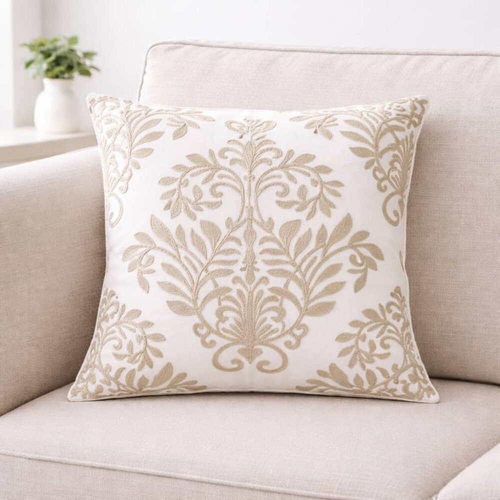 Διακοσμητική Μαξιλαροθήκη με Κέντημα -BRK-4