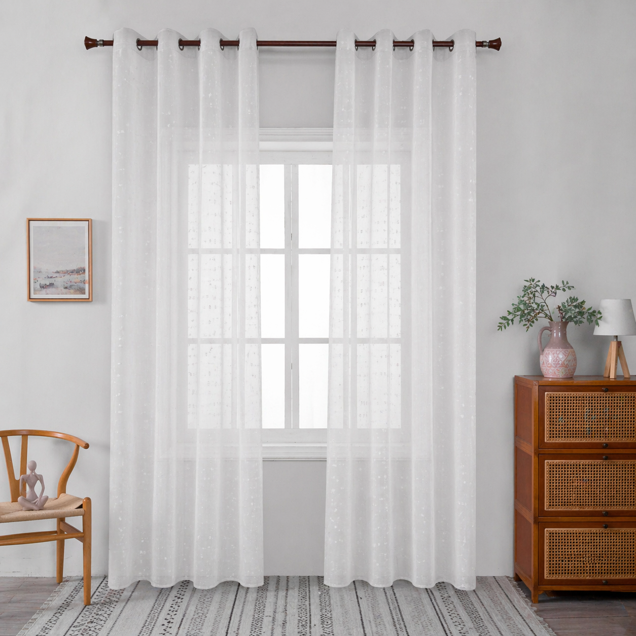 845-12 Κουρτίνα με Τρέσα-270x280CM