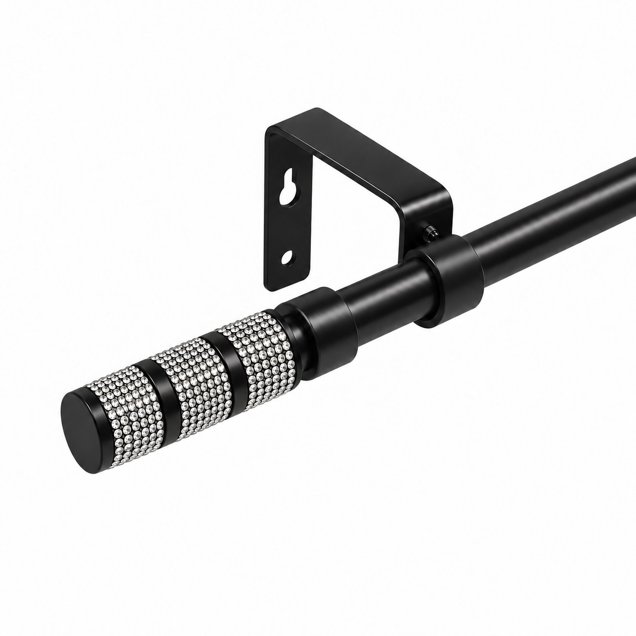 Μονό Κουρτινόξυλο Φ19mm - SCSZ-ΜΑΥΡΟ